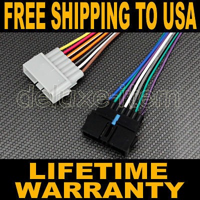 Car Stereo Wiring Harness Plugs for Chrysler Dodge Plymouth Eagle Jeep 