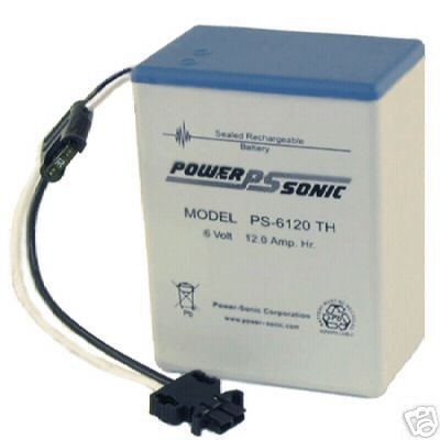Replacement 6V Battery for Power Wheels w/ H Connector