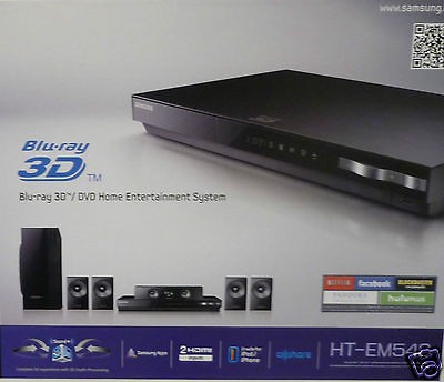 Samsung HT EM54C 3D Wifi Blu ray Home Theater System 3D Sound 