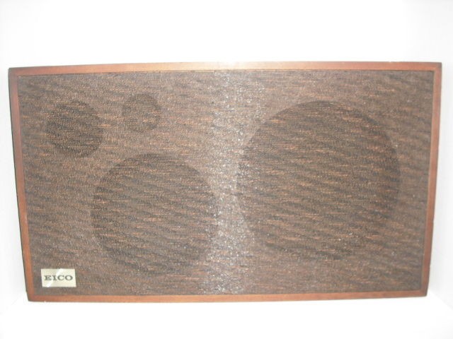 RARE VINTAGE EICO HI FI SPEAKER MODEL HFS 6 TUBE STEREO AUDIO 