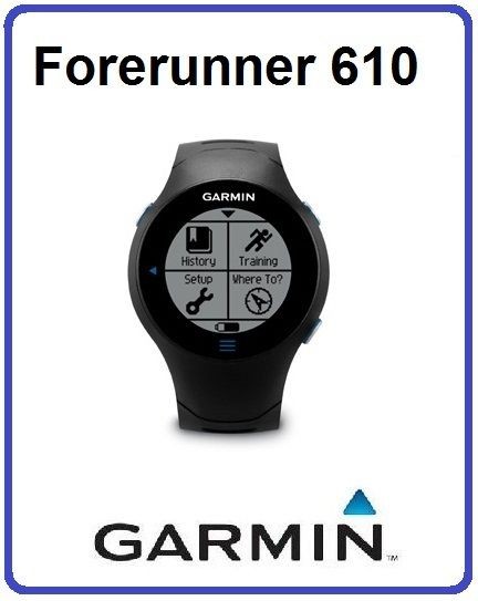 Garmin Forerunner 610 Black Sports GPS USB Receiver Touchscreen