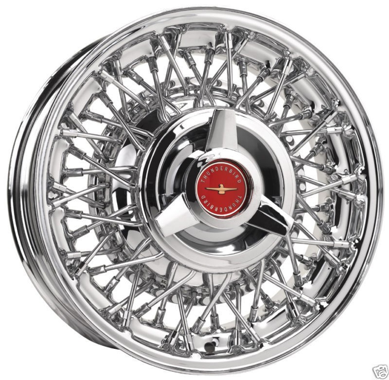 thunderbird wire wheels in Vintage Car & Truck Parts