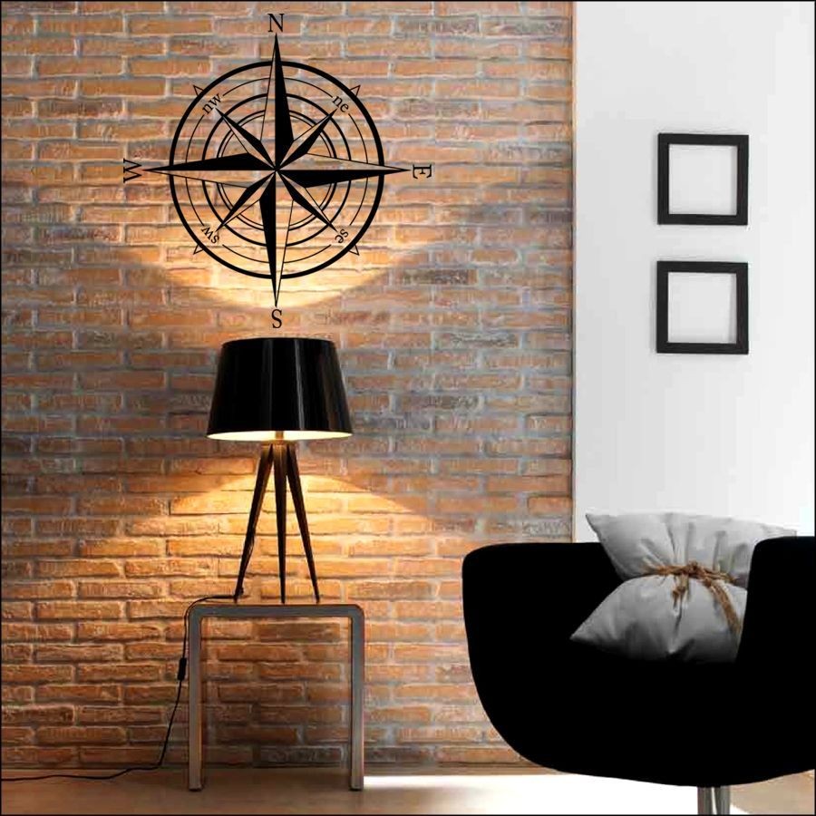 Nautical Compass Wall Sticker Great Design By ABKWallart