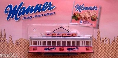 MANNER GERMAN NEAPOLITAN WAFERS NOSTALGIA TRAM STREET CAR CABLE CAR 