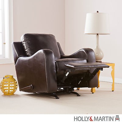 BRAXTON Rocker / Recliner Chair Brown Ottoman & Sofa Available HOLLY 