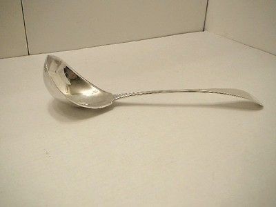 Vintage Antique SILVERPLATED LADLE Victorian Simpson Hall Miller Large 