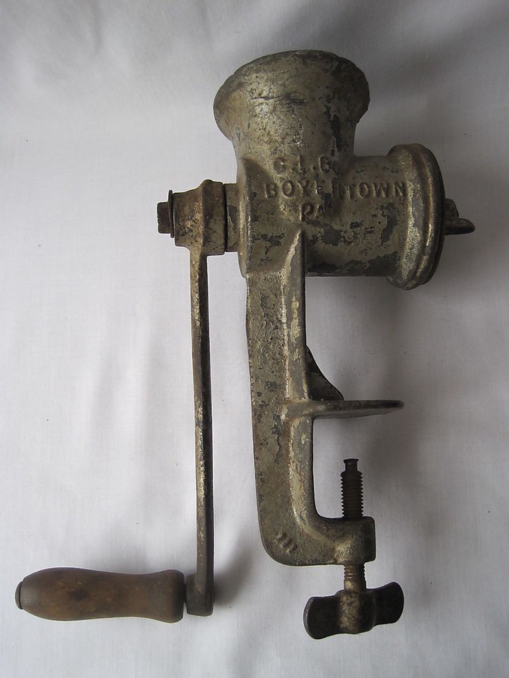 Vintage Meat Grinder Keystone No. 20 Boyer Town PA