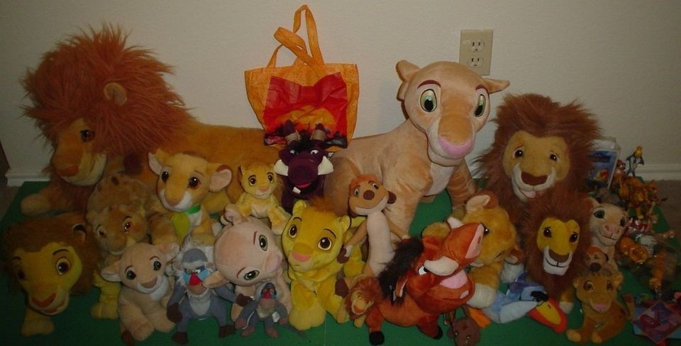 Huge Disney Lion King Lot Plush Figure PVC Simba Nala Timon HUGE NALA 