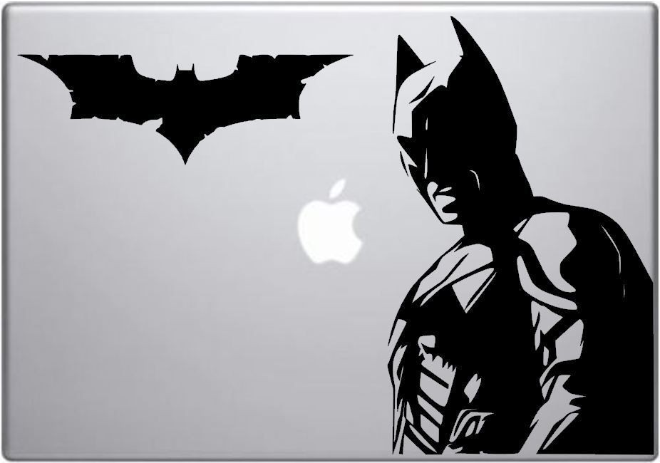 Batman decal   Dark Knight Batman MacBook / laptop vinyl car / window 