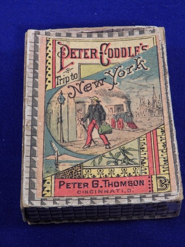 Antique Peter Coddles Trip to New York Peter Thomson Word Card Game