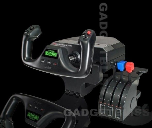 Saitek PZ44 PRO FLIGHT YOKE SYSTEM GAME CONTROLLER