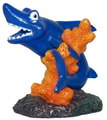   Aqua Critter Happy Shark 980 ~ aquarium ornament fish tank decoration