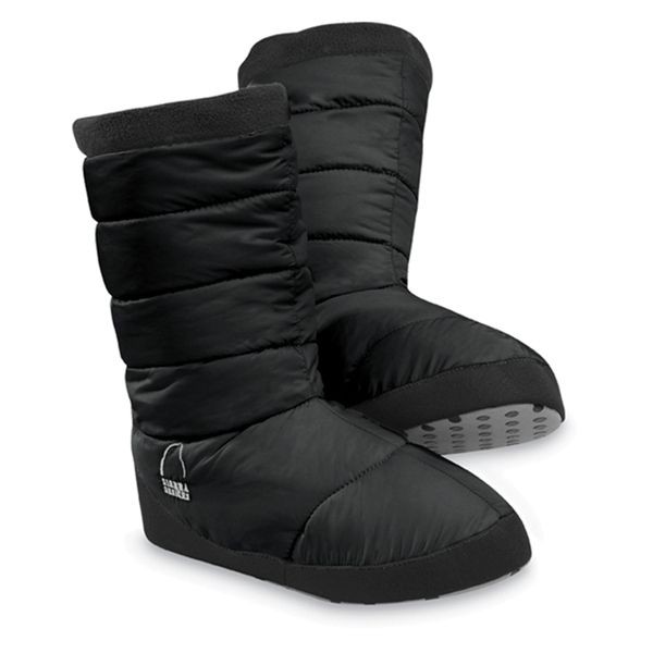 SIERRA DESIGNS Womens Pull On DOWN Booties   Black