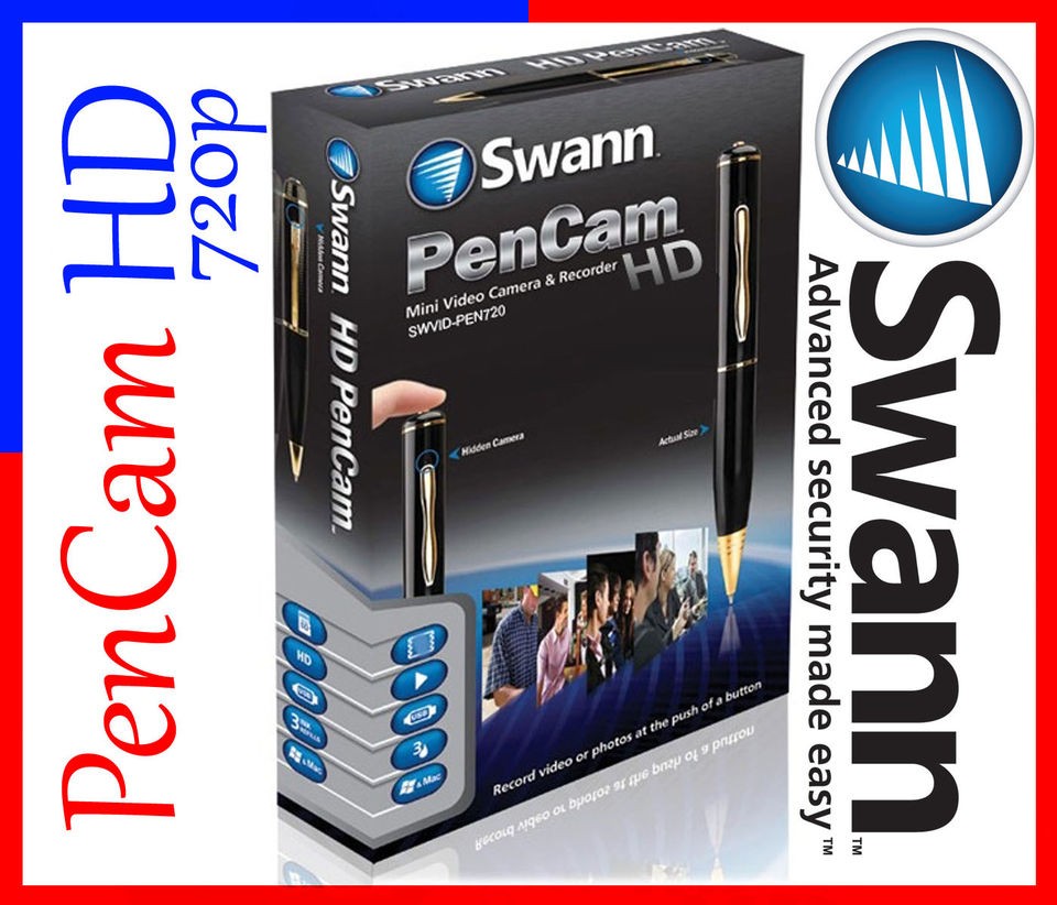 Swann HD PenCam Mini 720p Video Camera & Recorder SWVID PEN720 