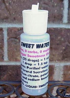 Sweet Water   LIQUID SPLENDA Sucralose Sweetener 2oz Made in USA 0 