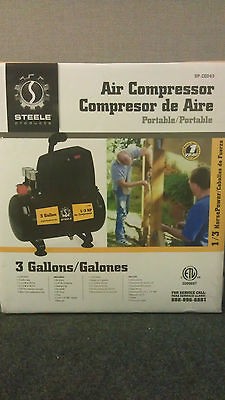 Steele Products SP CE043 3 Gallon Oil less Air Compressor