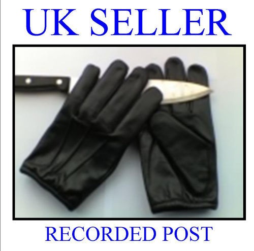 KEVLAR POLICE SIA SECURITY DOORMAN LEATHER GLOVE