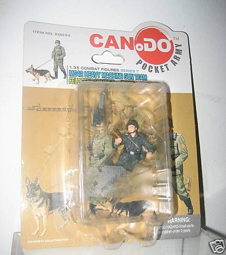 CAN DO MG42 HEAVY MACHINE GUN TEAM GERMAN ARMY FIGURE