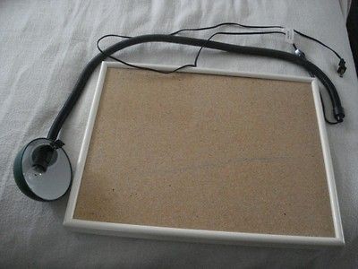 PORTABLE DESKTOP SNAKE LAMP AND 20 X 16 CORK BULLETIN BOARD