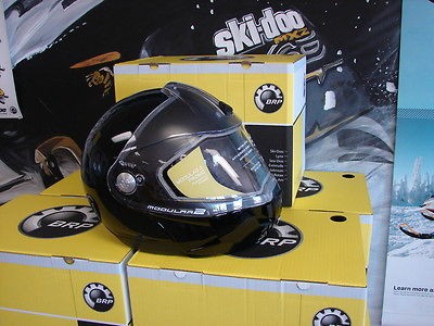 2013 SKI DOO MODULAR 2 HELMET SIZE LARGE BLACK WITH A UPGRADED 