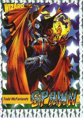 Wizard Promo Spawn Prismatic Card Todd McFarlane