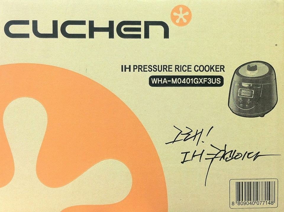 CUCHEN KOREA INDUCTION HEATING ELECTRIC PRESSURE RICE COOKER WHA 