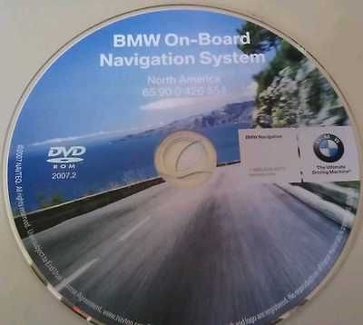 2007 BMW NAVIGATION DVD NORTH USA WORKS FOR ALL BMW.