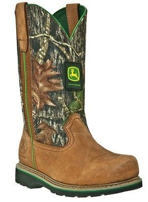 camo john deere booties