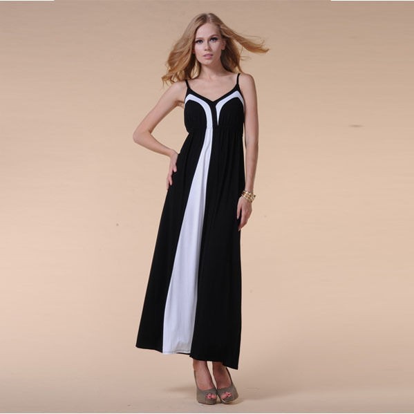   Womens Dress Vogue Sexy Halter Camisole Long Dress 