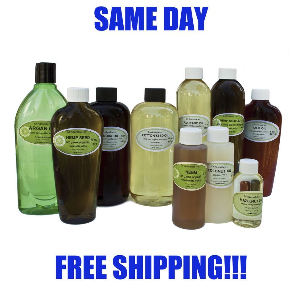   CARRIER OILS OVER 20 VARIETIES 2 oz 4 8 16 oz 32 oz  UP TO GALLON