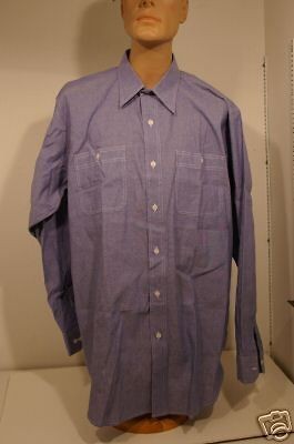 z0104 WW2 US Navy Chambray shirt replica 15 x 33