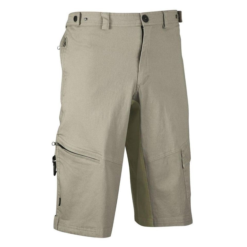 Leisure/Off Road/Downhill MTB Cycle 3/4 Shorts Tan/Green