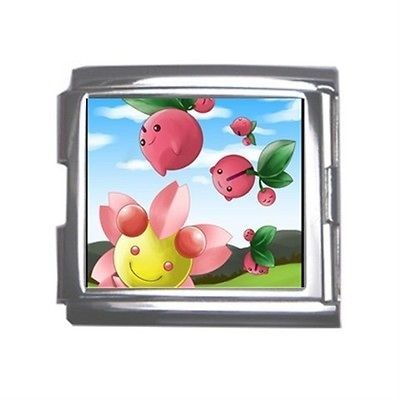 Pokemon photo charm Mega link 18mm charm link bracelet