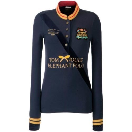 JOULES Vonetta Long Sleeve Polo Shirt  Spring 2012  Ladies  Navy   40% 