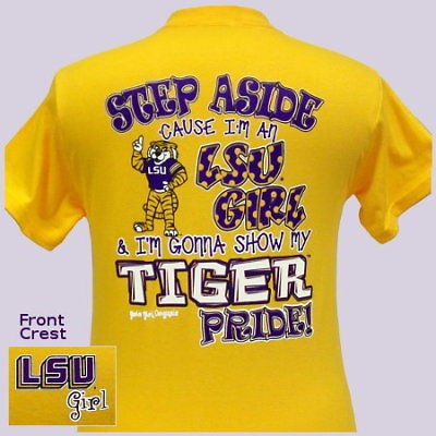 LSU T shirt LSU Pride