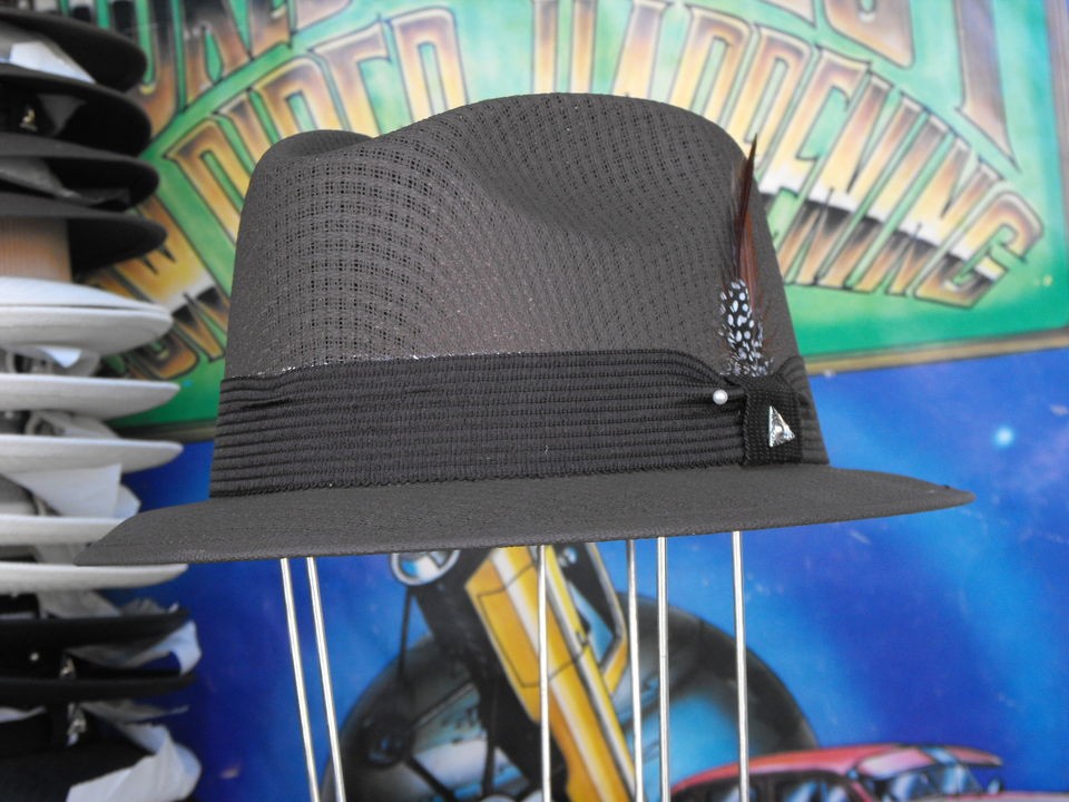 MENS LOWRIDER HATS FEDORA VINTAGE ROCKABILLY RAT ROD