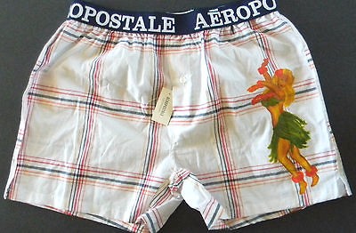 MENS AEROPOSTALE A 87 HAWAIIAN BOXER SHORTS SIZE S (28/30)