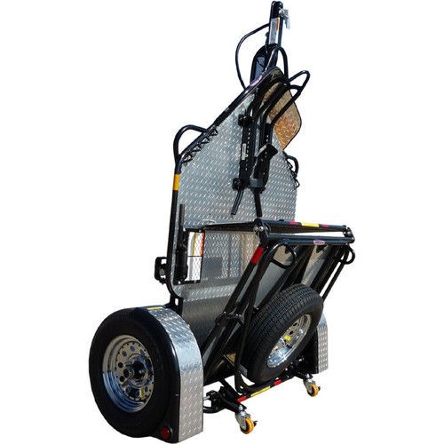 New Drop Tail Folding Upright Single Motorcycle Trailer