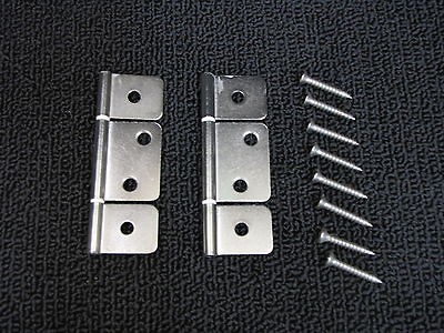 Mobile Home RV Parts Interior Door Hinges 6 pack non mortise Brushed 