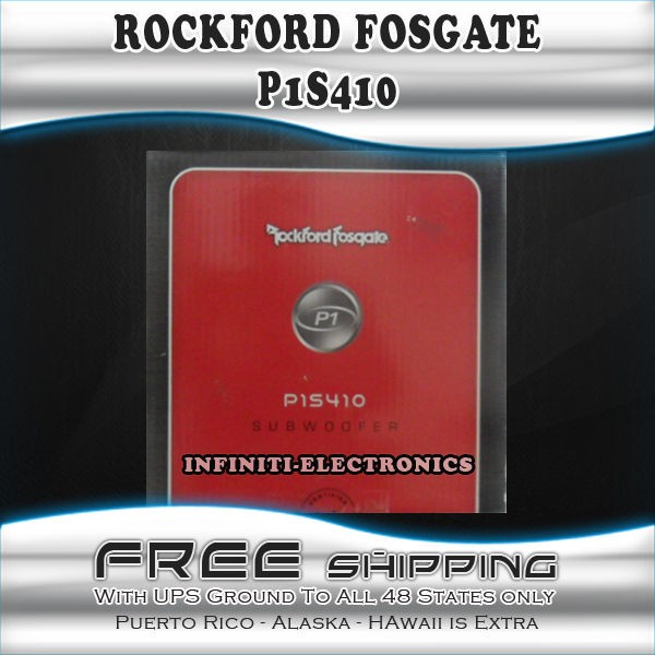 rockford fosgate p1 10 in Car Subwoofers