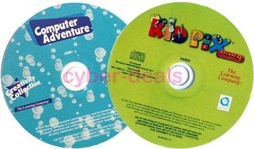 Lot Arthurs COMPUTER ADVENTURES + KID PIX 4 DELUXE for Macintosh