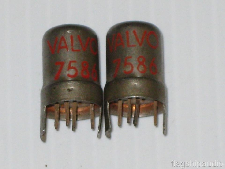 Pair Valvo 7586 Nuvistor Mini Tubes Neumann AKG Microphone Mic