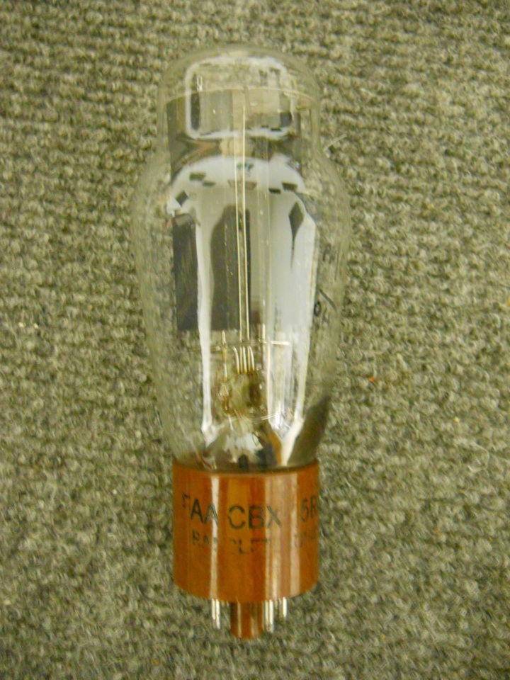 FAA CBX 5R4GY Vacuum Tube Brown Base ~ Tester TV 7/U 53/49 V