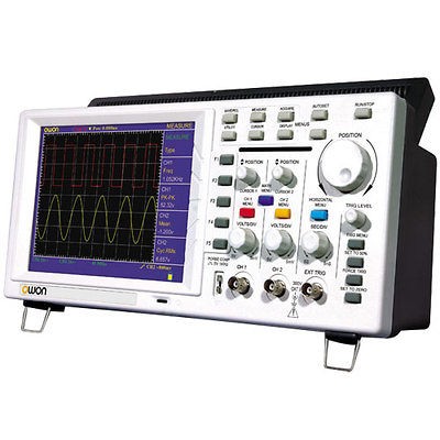 Owon PDS6062S 60 MHz Portable Dig. Oscilloscope​, USB, 250MS/s, Dual 