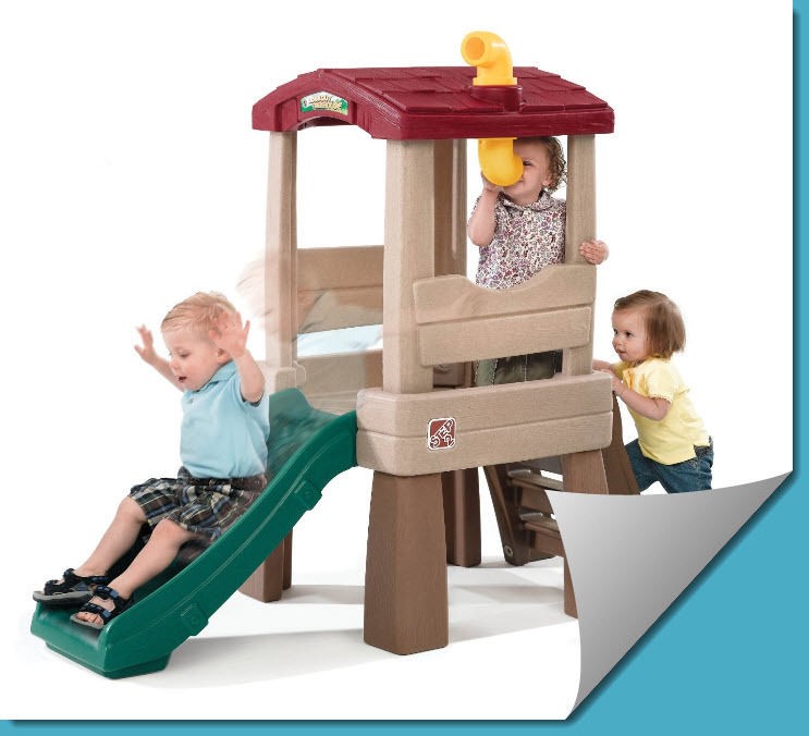 Kids Childrens Pretend Play Toy PlayHouse Outdoor Tree House W With 