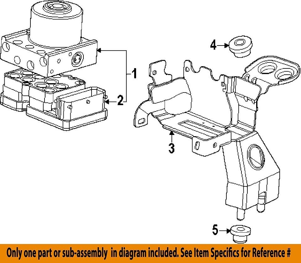 CHEVROLET Chev​y GM Genuine OEM OE Factory Original 13319720 ABS 