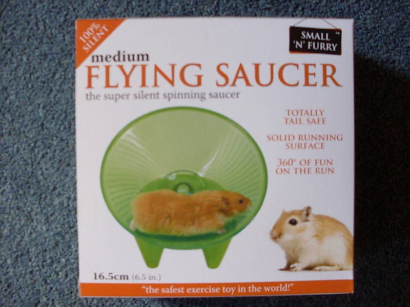 FLYING SAUCER WHEEL MEDIUM, FOR HAMSTERS, GERBILS, RATS