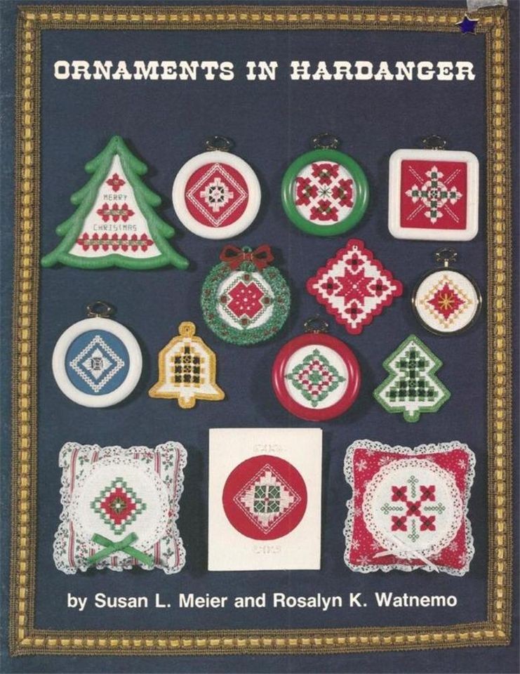 HARDANGER PATTERNS ORNAMENTS IN HARDANGER