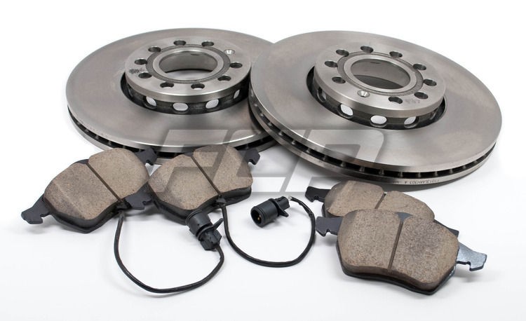 Audi Front Brake Disc Rotors Brake Pad Set With Brake Sensors 100 A6 