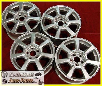 08 09 CADILLAC CTS STS 17 FRONT REAR TAKE OFF WHEELS OEM FACTORY RIMS 